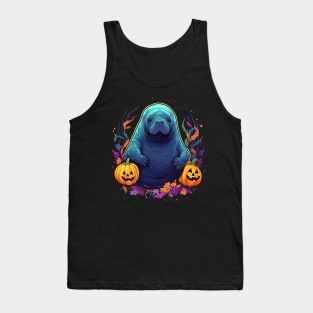 Manatee Halloween Tank Top